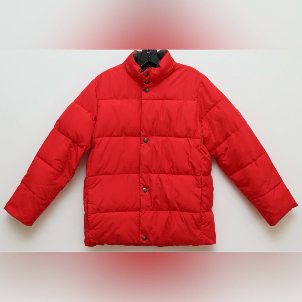 GAP Kids ColdControl Ultra Max Puffer Coat Red with Hood Size L (10) Regular